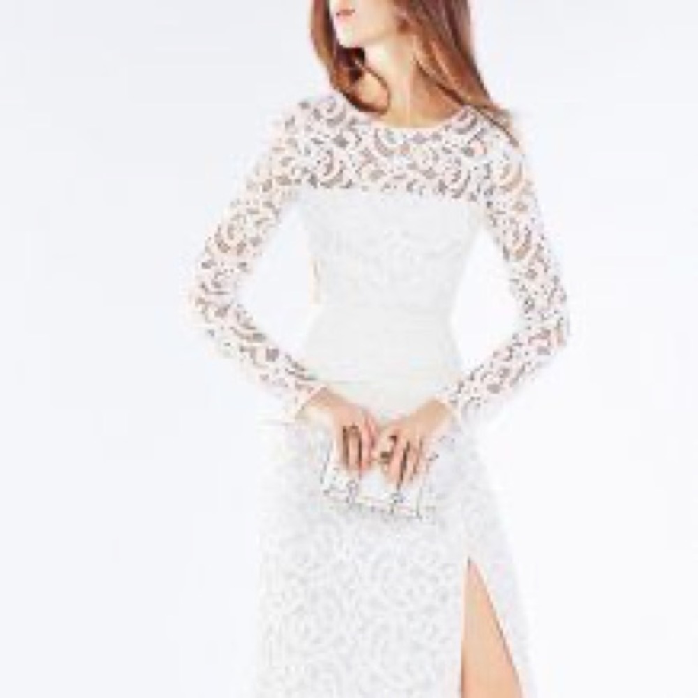 BCBGMaxAzria Long Sleeve Gowns